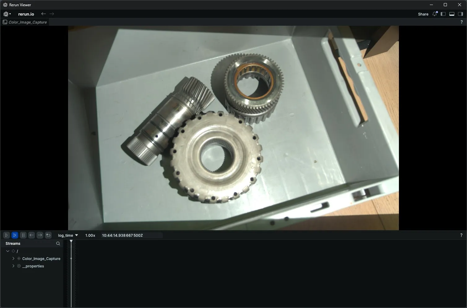 RealSense single RGB image capture output