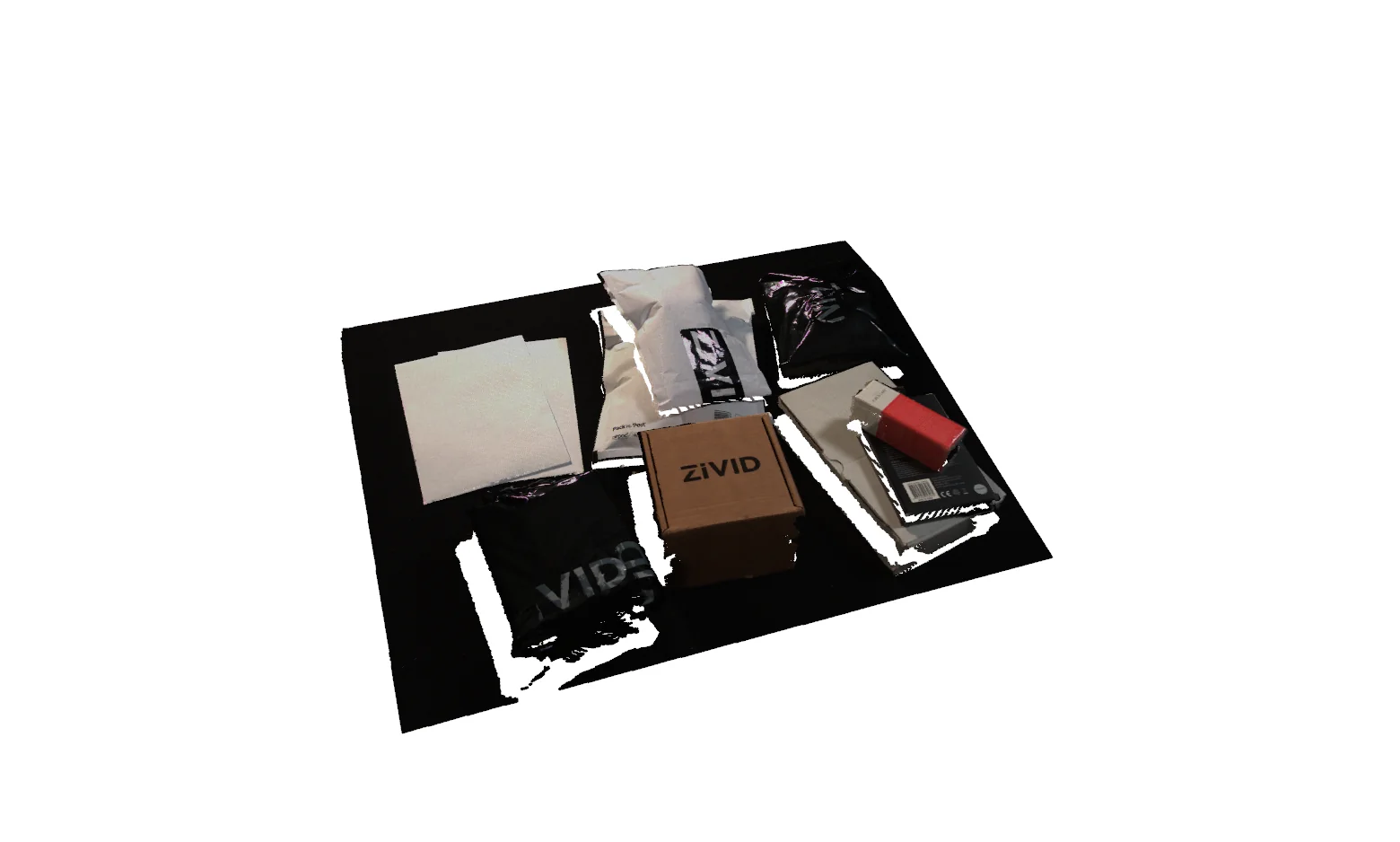 Input point cloud overview