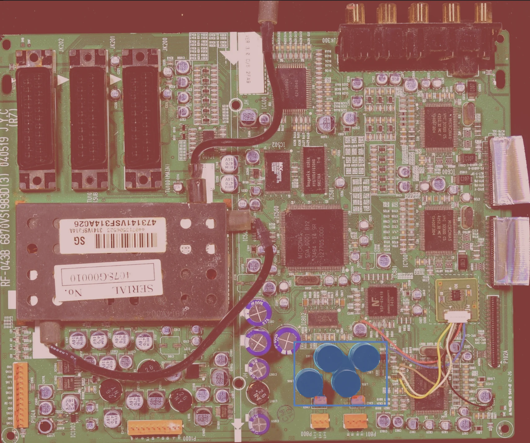 PCB circuit board segmentation for electronics manufacturing and automated inspection