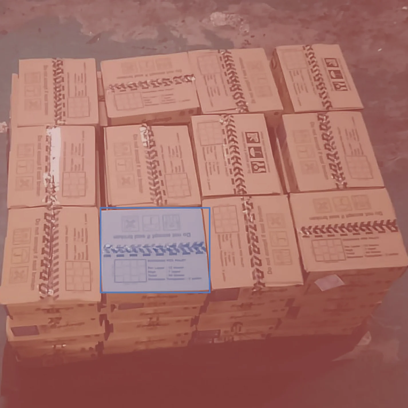 Depalletizing boxes with computer vision segmentation for warehouse and logistics robotics