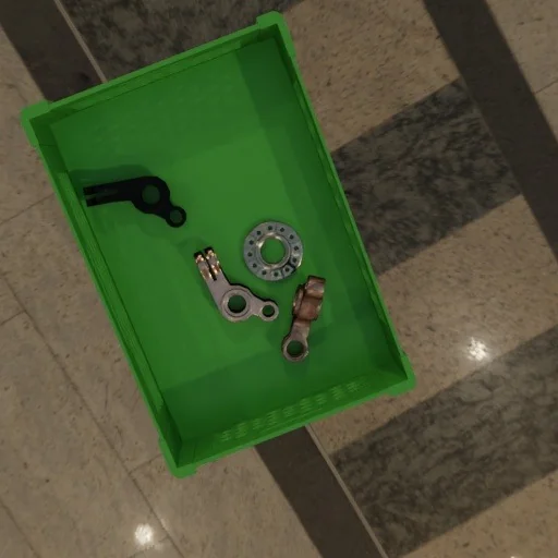 Synthetic training dataset for computer vision and robotics - photorealistic industrial scene 2