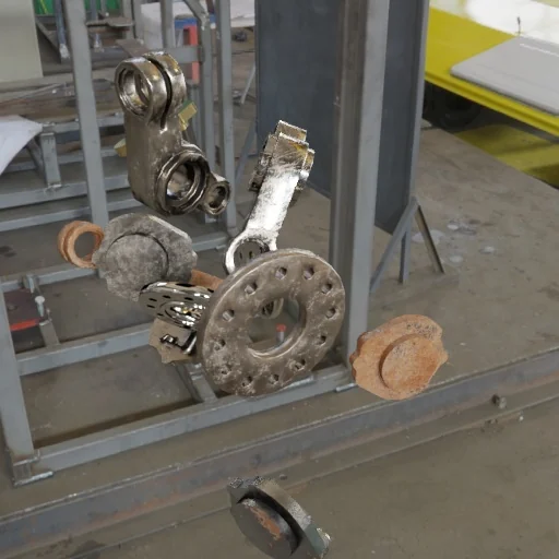 Synthetic training dataset for computer vision and robotics - photorealistic industrial scene 5