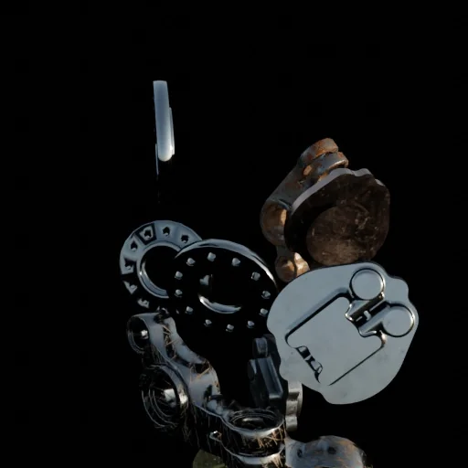 Synthetic training dataset for computer vision and robotics - photorealistic industrial scene 6