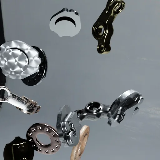 Synthetic training dataset for computer vision and robotics - photorealistic industrial scene 8